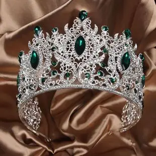 Vintage Alloy Bridal Crown European American Antique — feature 17