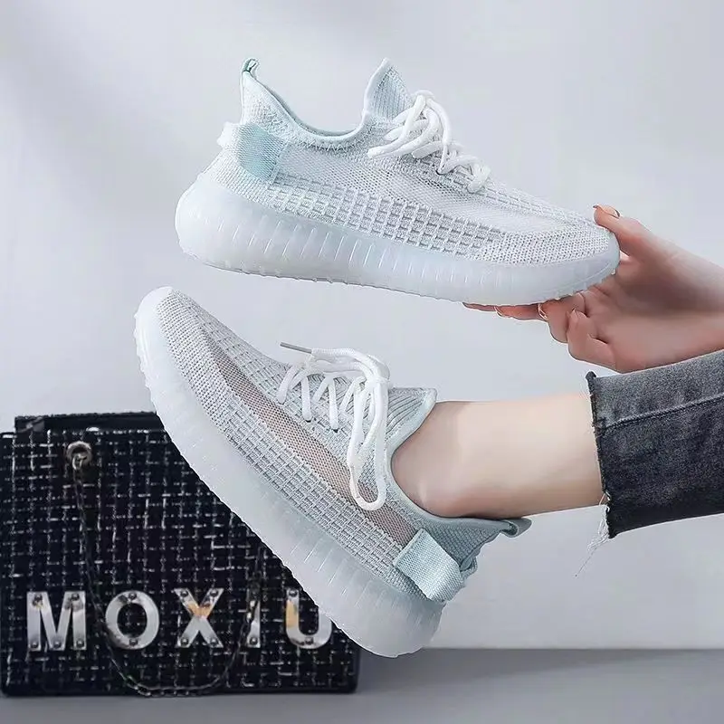 Women Flying Woven Casual Running Shoes 2024 - Image 12