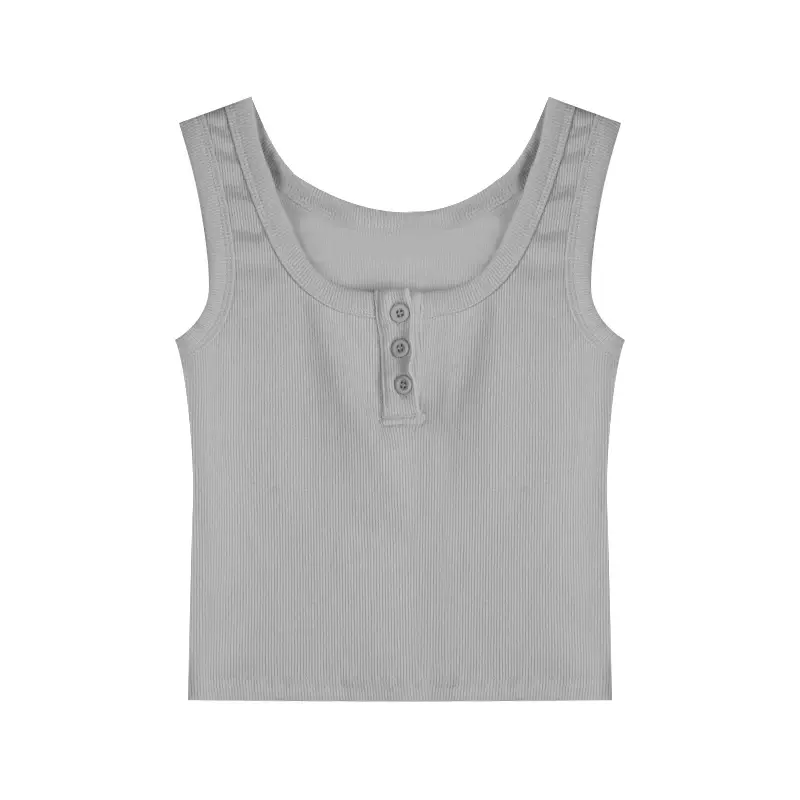 Blue U-Back Slim Fit Vest for Women - Image 11