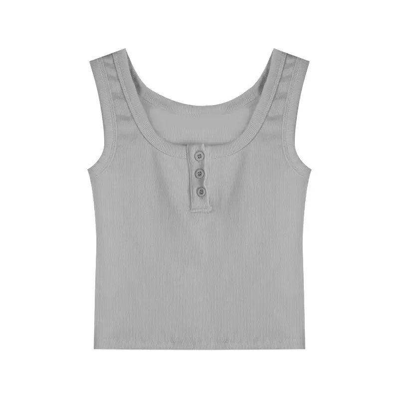 Blue U-Back Slim Fit Vest for Women - Image 2
