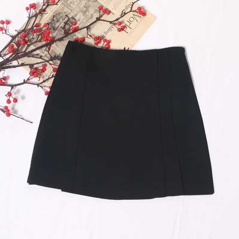 Irregular Pleated Chiffon Skirt Women Pink 1988 - Image 5