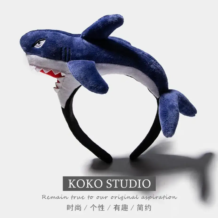South Korea Cartoon Fish Headband Red Female Net - Image 9