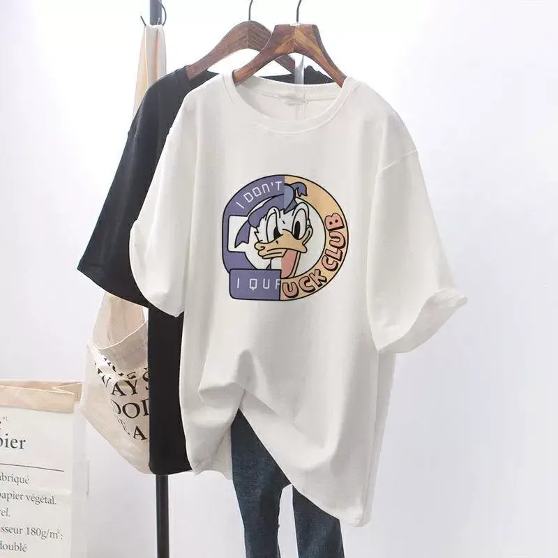 Mickey Print Cotton T-shirt for Pregnant Women — feature 19