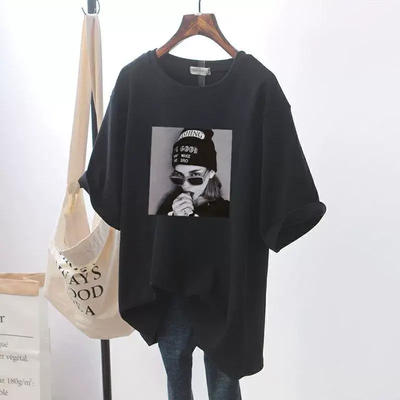 Mickey Print Cotton T-shirt for Pregnant Women — feature 6