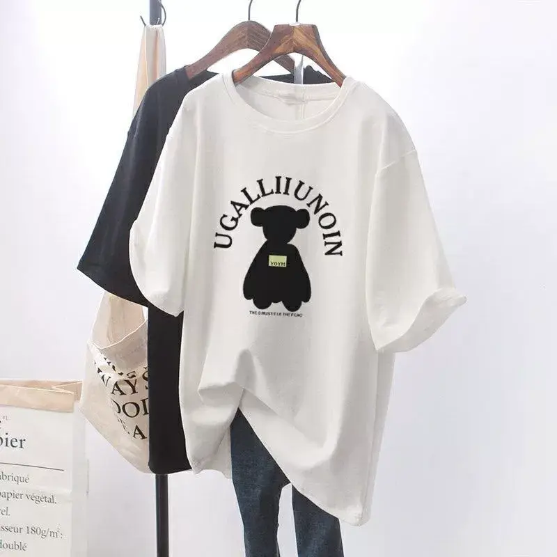 Mickey Print Cotton T-shirt for Pregnant Women — feature 9