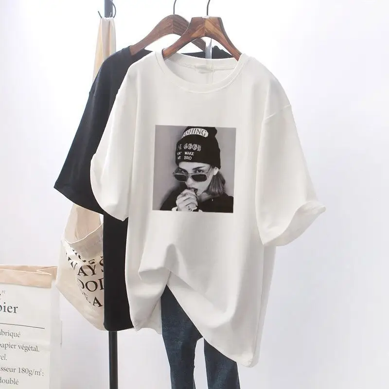 Mickey Print Cotton T-shirt for Pregnant Women - Image 7