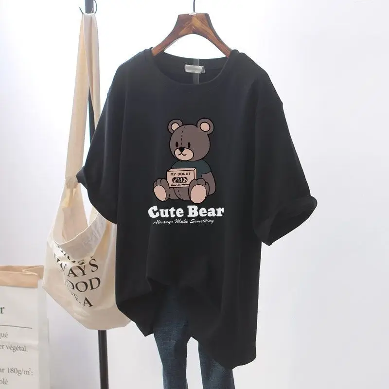 Mickey Print Cotton T-shirt for Pregnant Women - Image 10