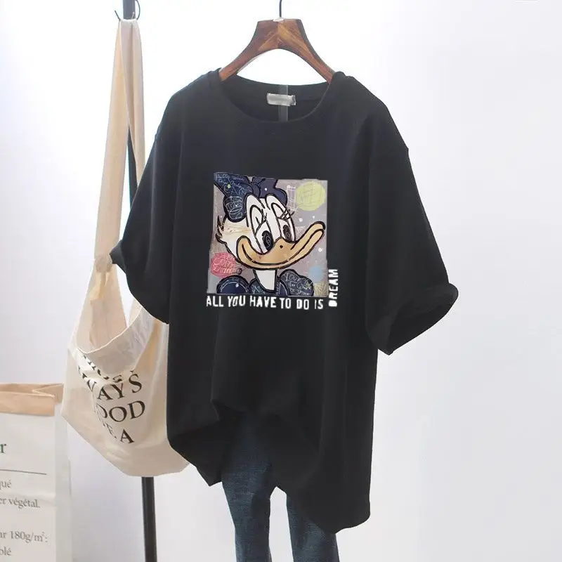 Mickey Print Cotton T-shirt for Pregnant Women - Image 12