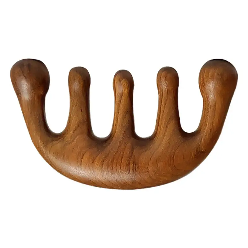 Five-Finger Massage Comb for Hair Care and Eye Therapy