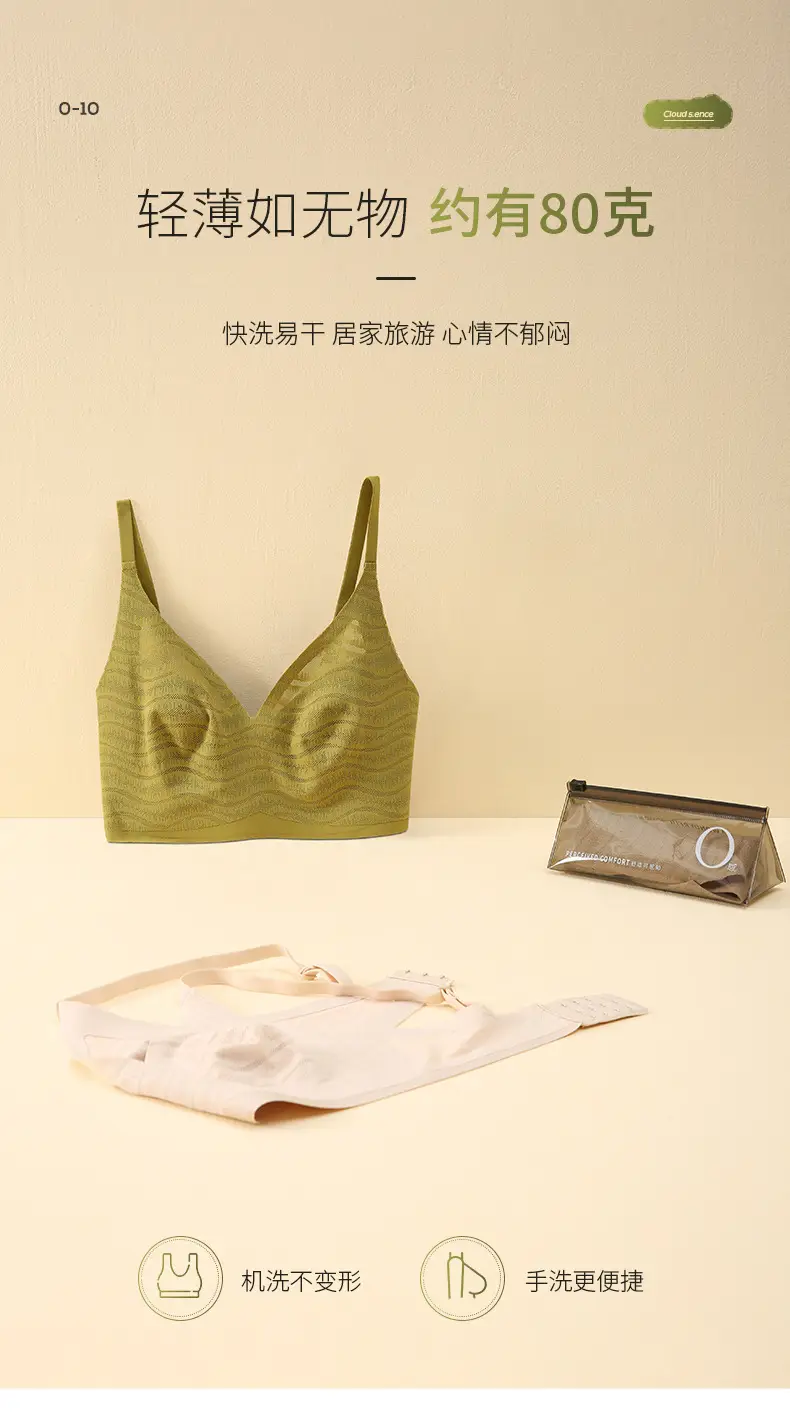 Women's No-Cup Bra Easy Wash Travel Essential — feature 17
