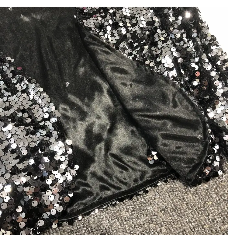 European Sequins Beaded Waistcoat Suit Small — feature 15
