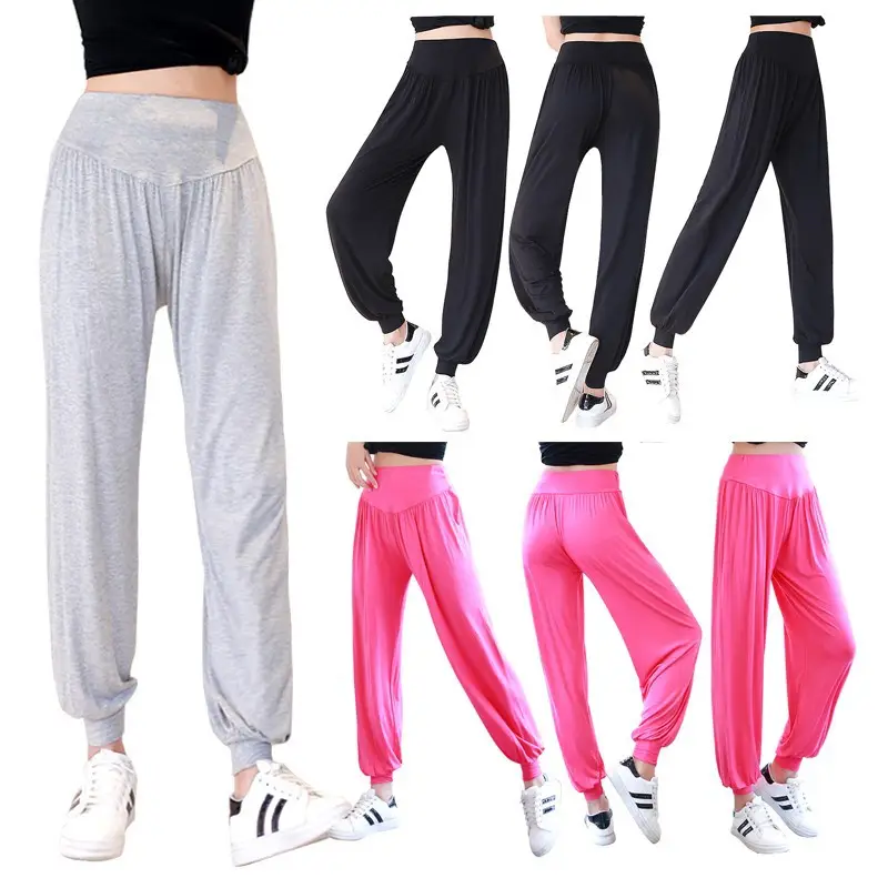 Purple Modal Yoga Pants Women Large Summer Loose Fit - Image 13