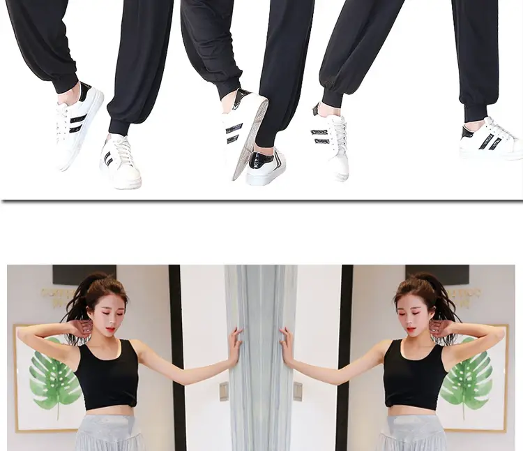 Purple Modal Yoga Pants Women Large Summer Loose Fit — feature 13