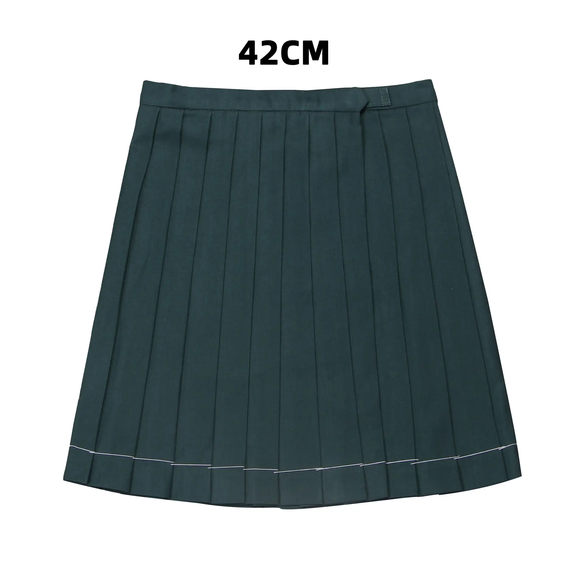 Black Pleated Skirt 80" High Waist School Use - Image 10