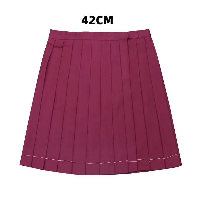 Black Pleated Skirt 80" High Waist School Use - Image 11