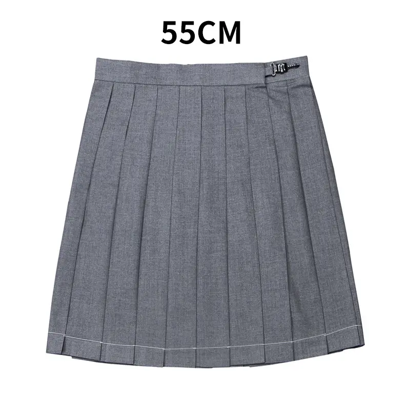Black Pleated Skirt 80" High Waist School Use - Image 20