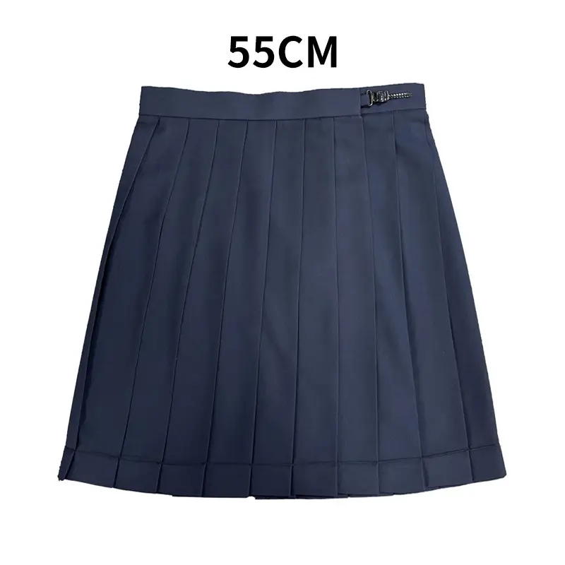 Black Pleated Skirt 80" High Waist School Use - Image 21