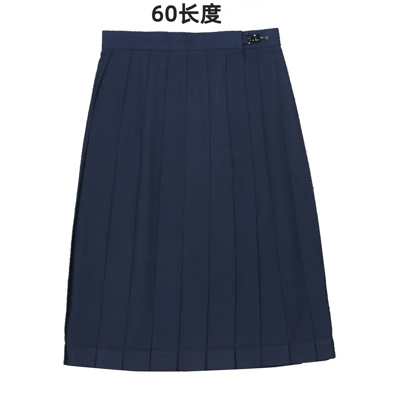 Black Pleated Skirt 80" High Waist School Use - Image 24