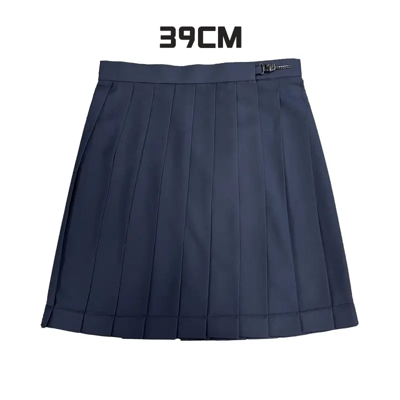 Black Pleated Skirt 80" High Waist School Use - Image 6