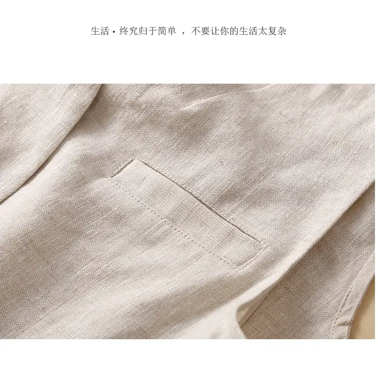 White Sleeveless Waistcoat Vest for Women — feature 5