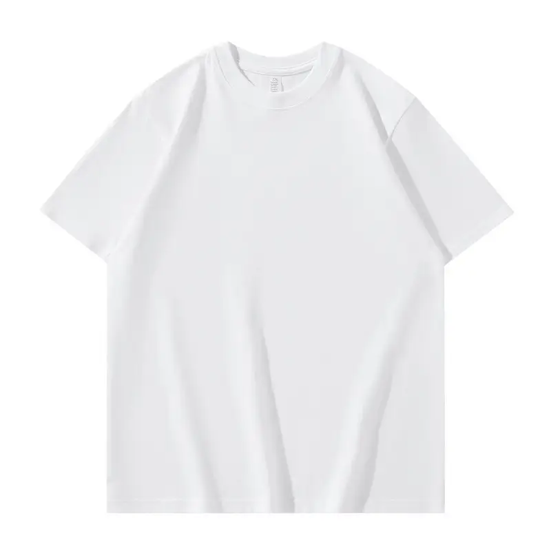 Men Pink Cotton T-Shirt 220g Solid Color - Image 28