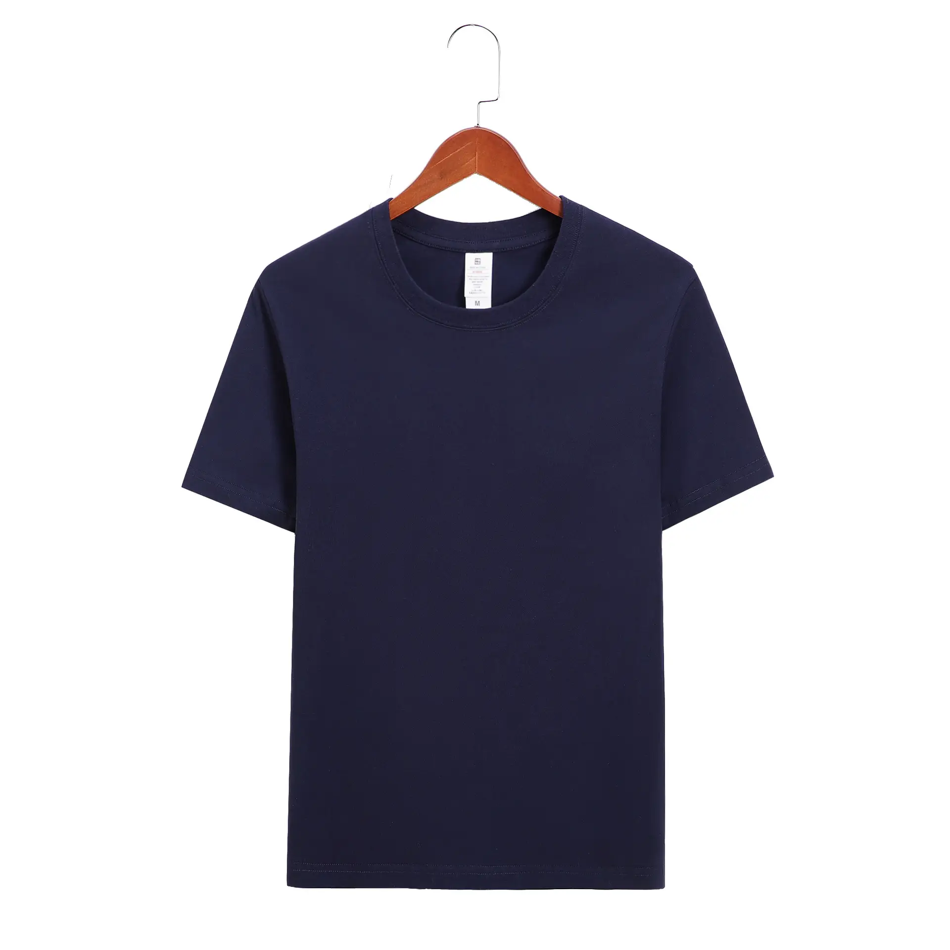 Men Pink Cotton T-Shirt 220g Solid Color - Image 17