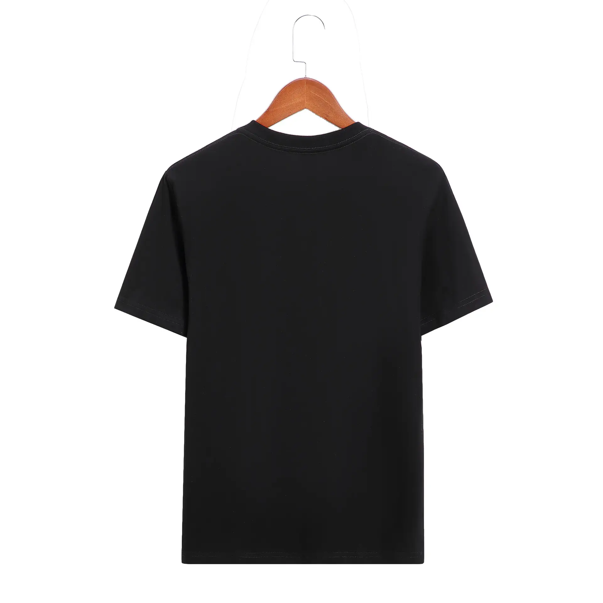 Men Pink Cotton T-Shirt 220g Solid Color - Image 2