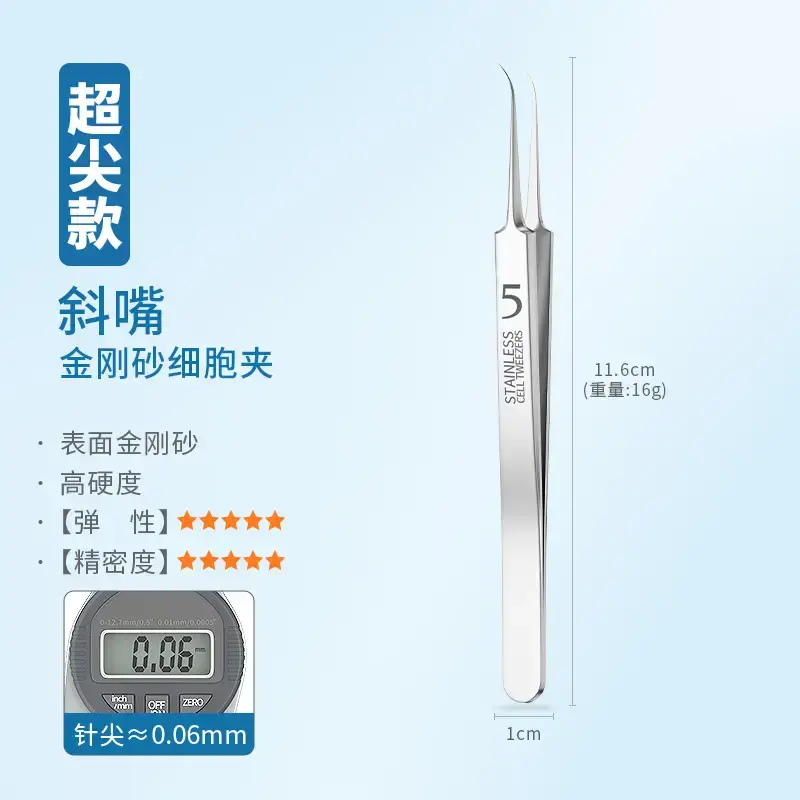 Super Sharp No. 5 Acne Clip Tweezers Blackhead Removal Tool - Image 26