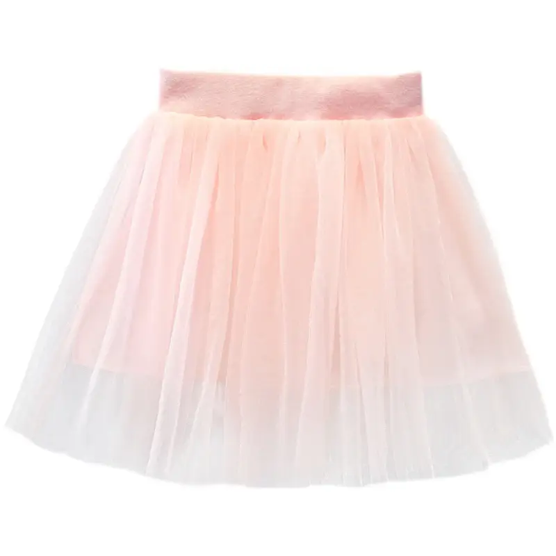Girls' White Tiered Skirt 2022 Summer - Image 8