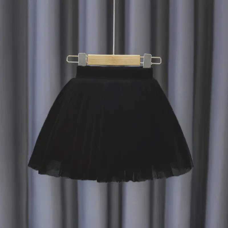 Girls' White Tiered Skirt 2022 Summer — feature 13