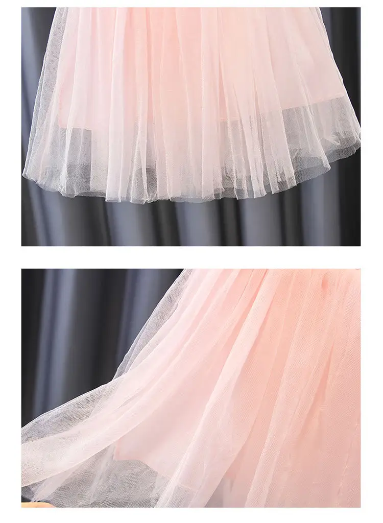 Girls' White Tiered Skirt 2022 Summer — feature 15
