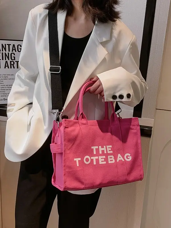 Women's Grey Crossbody Tote Bag Large Capacity Knot Design - Image 8