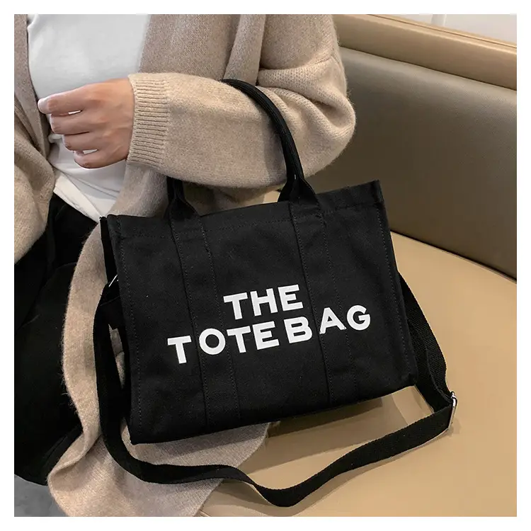 Black shoulder strap