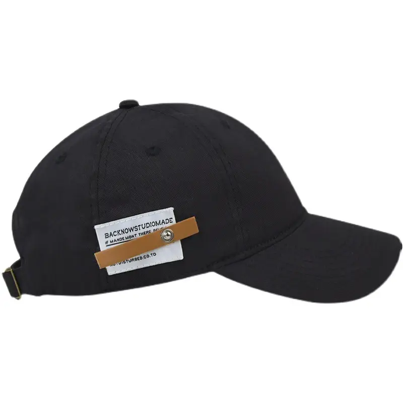 Women Navy Baseball Cap with Brand Tag - Image 14