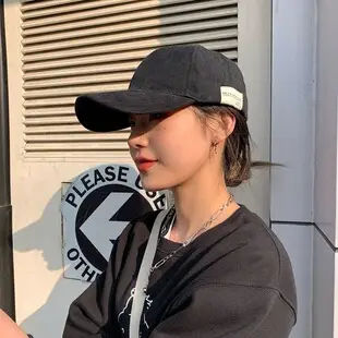 Women Navy Baseball Cap with Brand Tag — feature 27