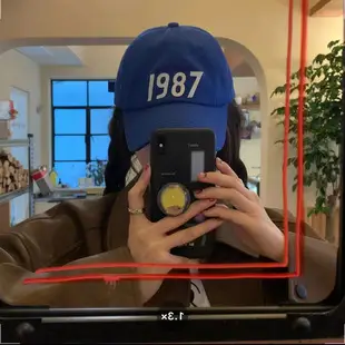 Women Navy Baseball Cap with Brand Tag — feature 29