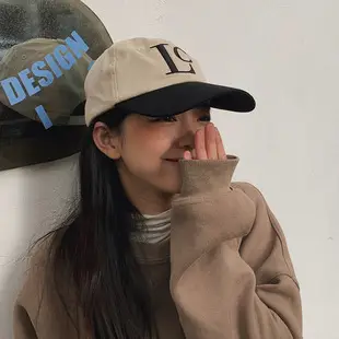 Women Navy Baseball Cap with Brand Tag — feature 35