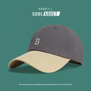 Women Navy Baseball Cap with Brand Tag — feature 38