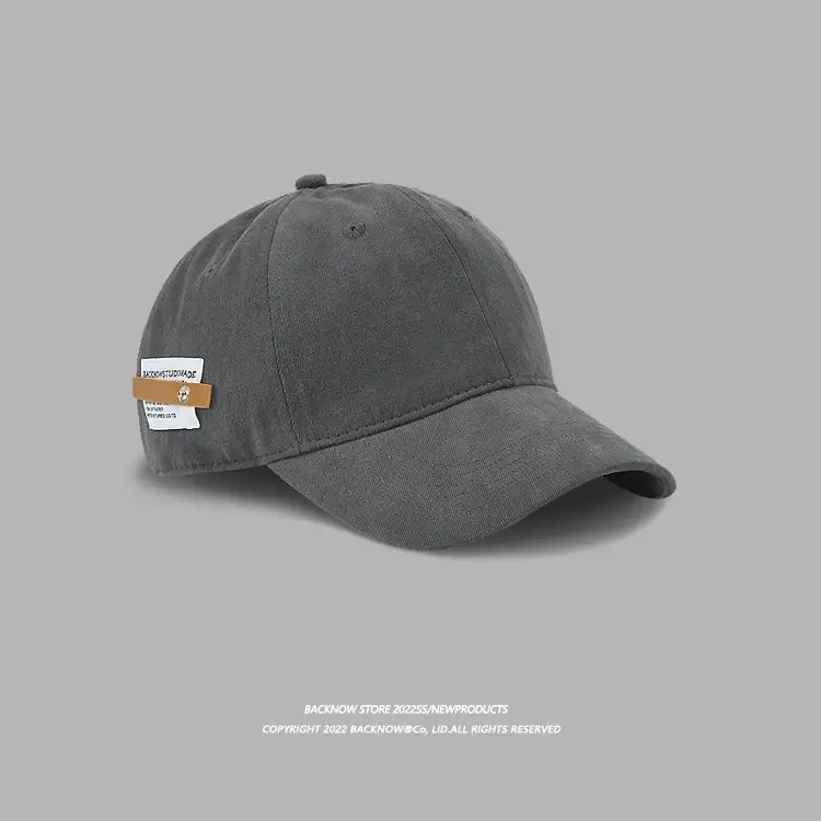 Women Navy Baseball Cap with Brand Tag — feature 56
