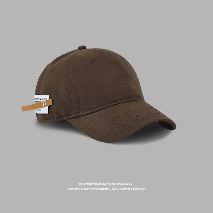 Women Navy Baseball Cap with Brand Tag — feature 58