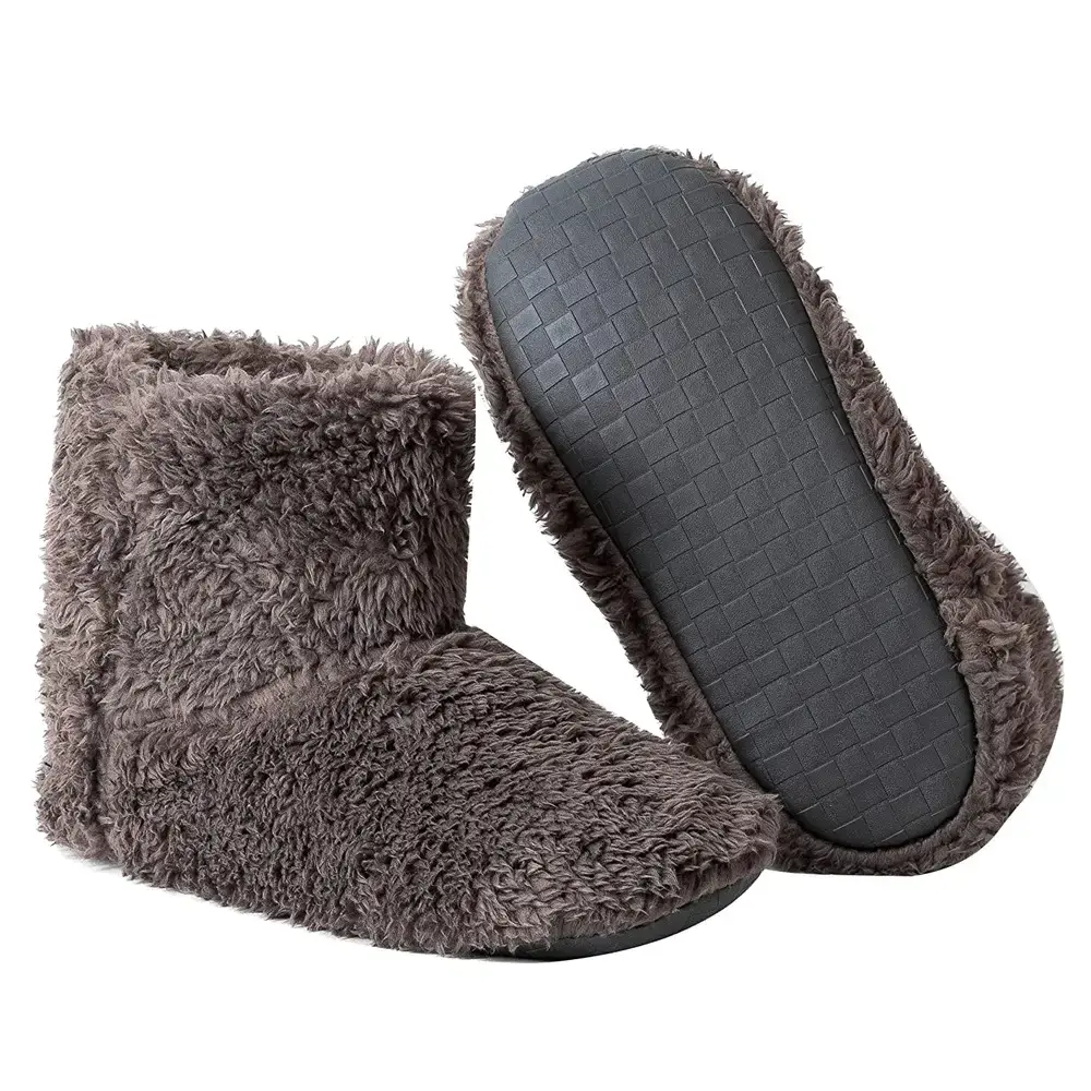 Amazon Hot Selling Slippers Hot Winter Couple's Home Indoor Couple's Moon Shoes Cotton Slippers Women's Black Sole - Image 11