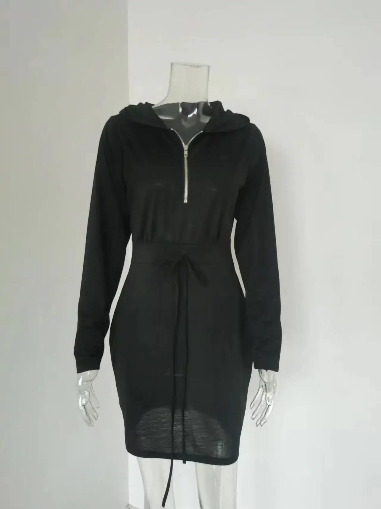 Red Velvet Cross-Border Hooded Skirt Dress for Women — feature 20