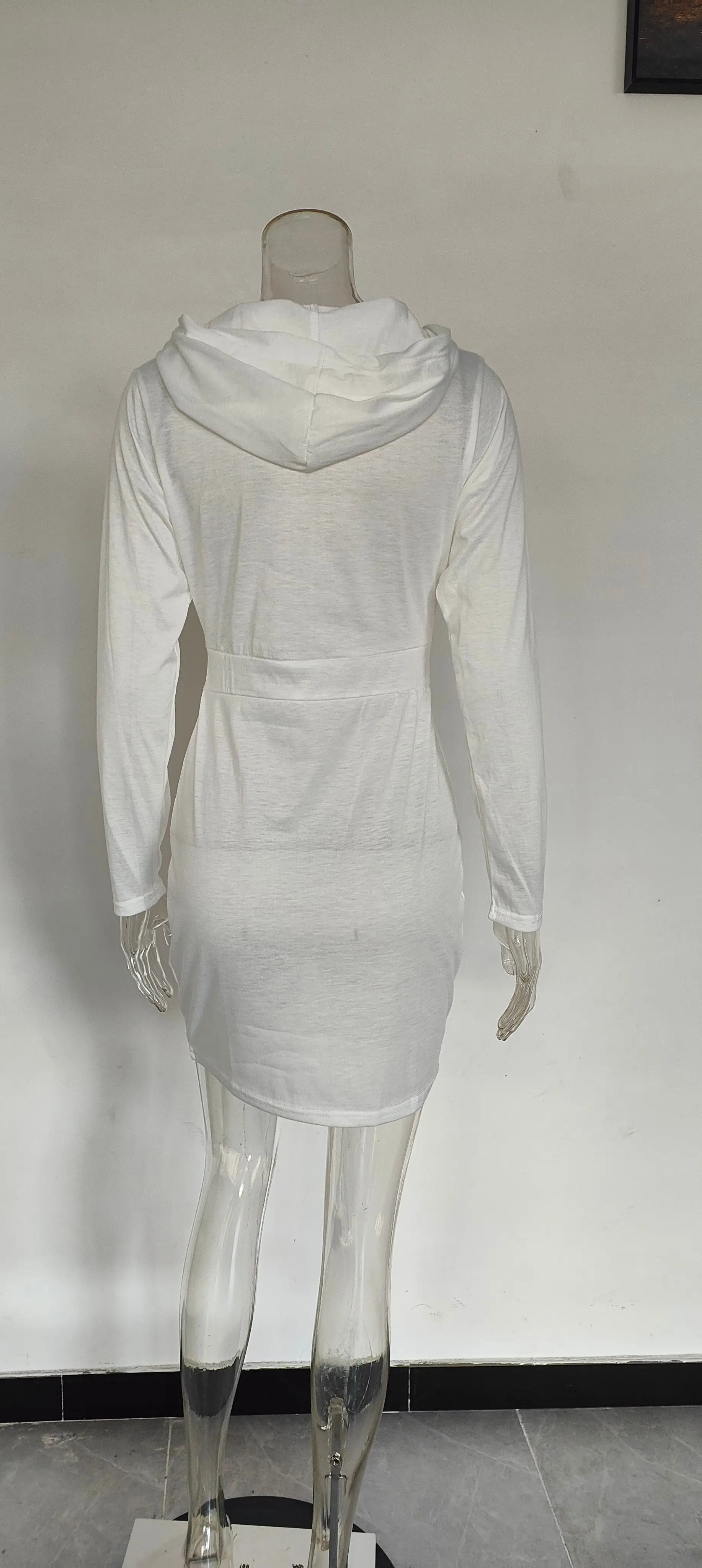 Red Velvet Cross-Border Hooded Skirt Dress for Women — feature 28