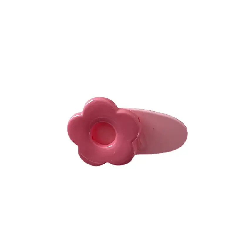 Pink Flower Hairpin for Women