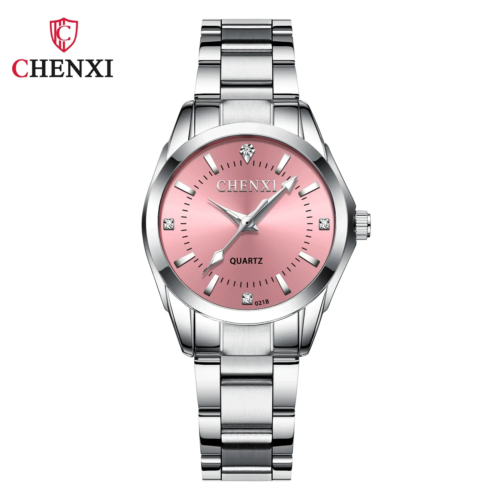 ChenXi Pink Quartz Women's Watch with Stainless Steel Band - Image 10