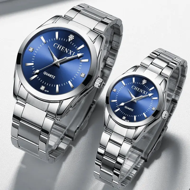 ChenXi Pink Quartz Women's Watch with Stainless Steel Band - Image 12