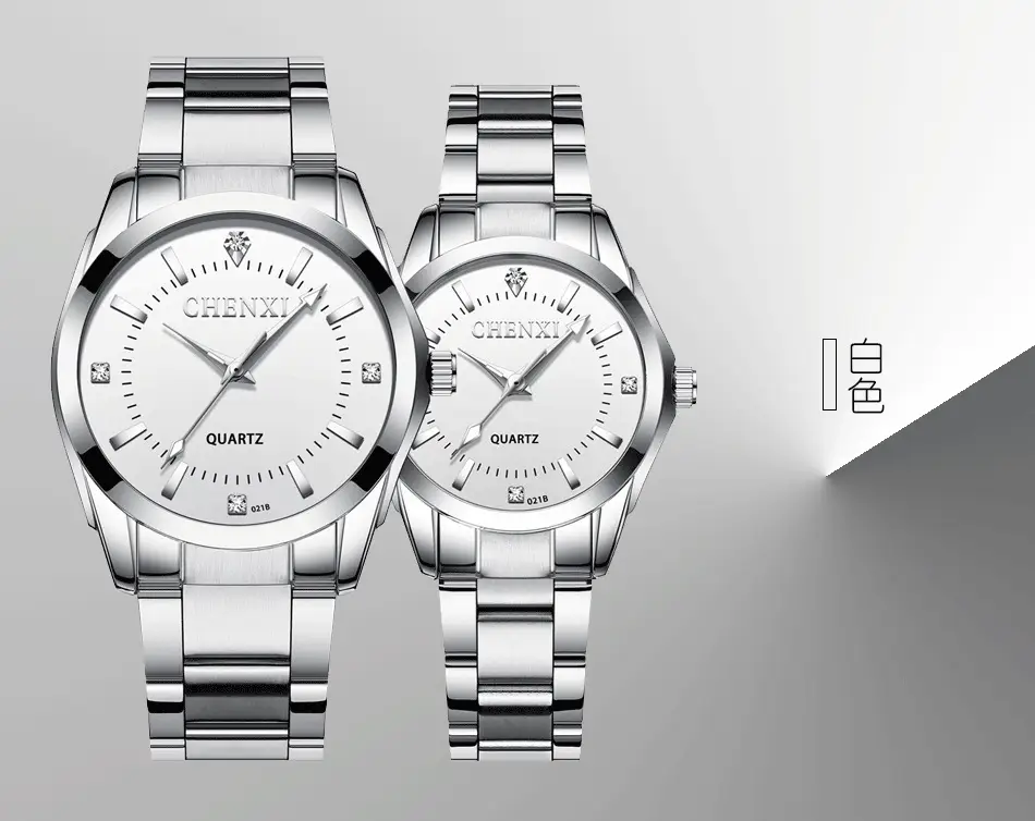 ChenXi Pink Quartz Women's Watch with Stainless Steel Band — feature 4