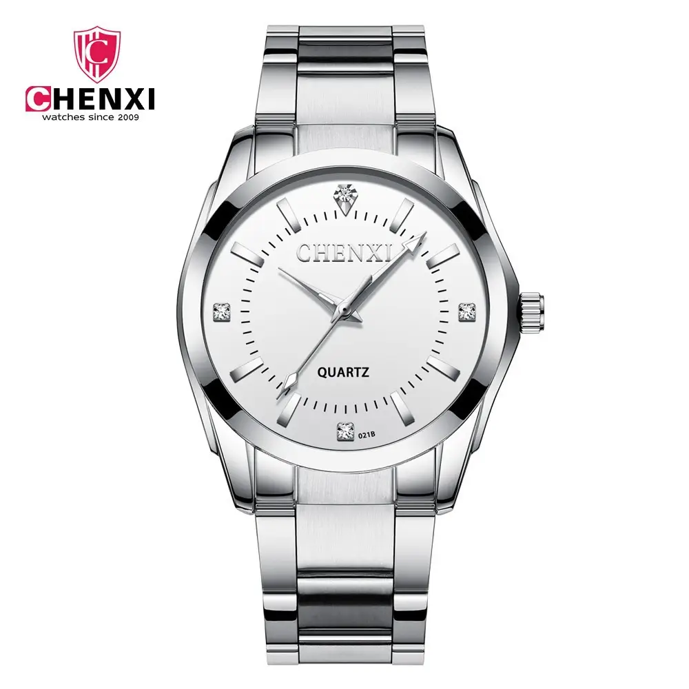 ChenXi Pink Quartz Women's Watch with Stainless Steel Band - Image 7