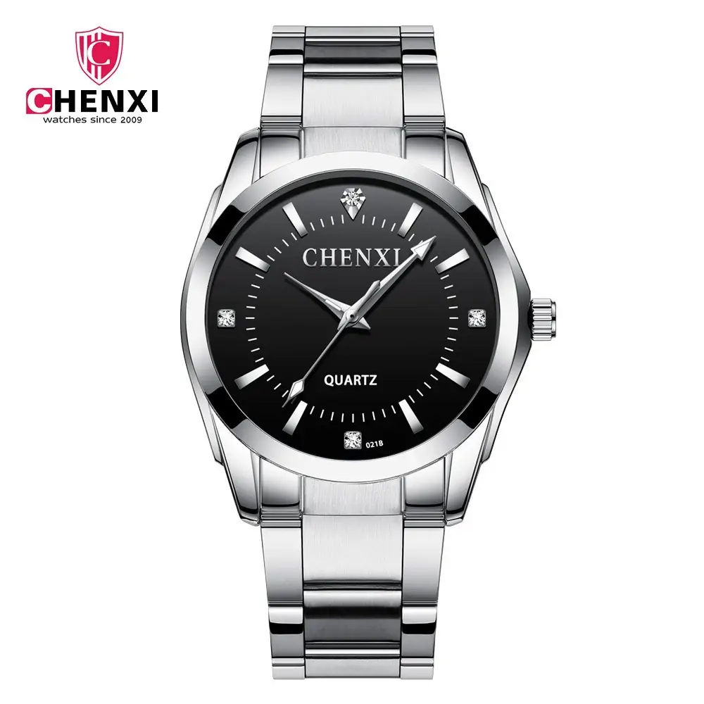ChenXi Pink Quartz Women's Watch with Stainless Steel Band - Image 8