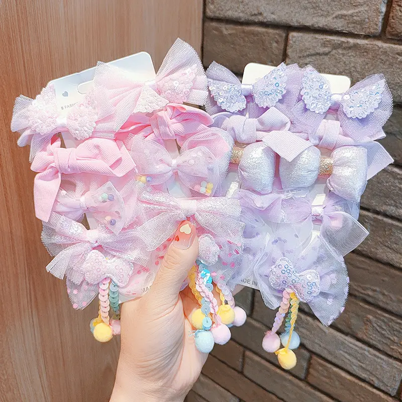 2024 New Children's Bow Hairpin Princess Hairpin